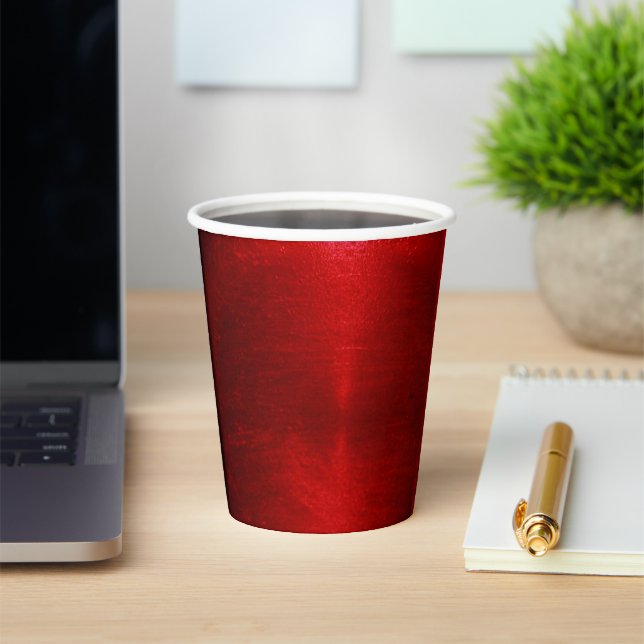 RED JELLO PAPER CUPS (Insitu)