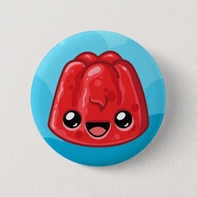 Red Jelly - Happy Jump 6 Cm Round Badge (Front)