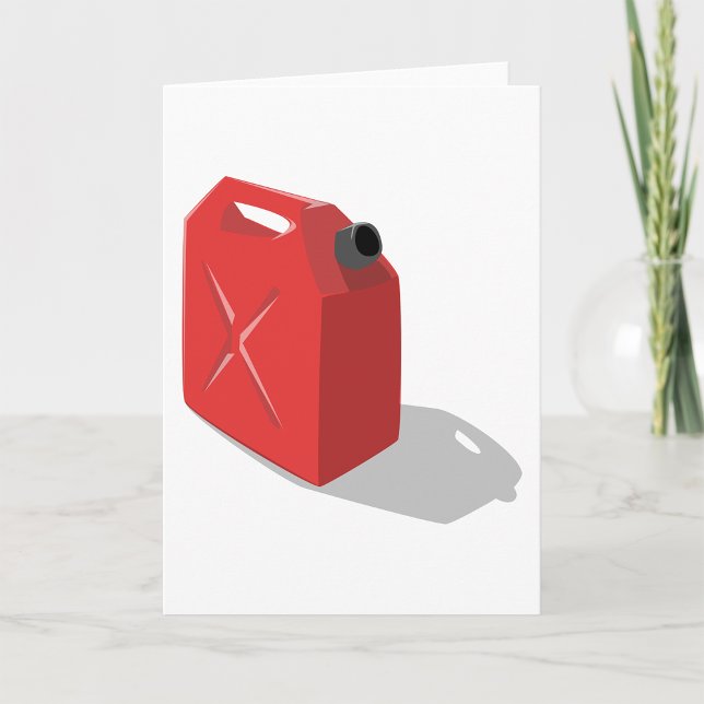 Red Jerrican Greeting Cards (Creator Uploaded)