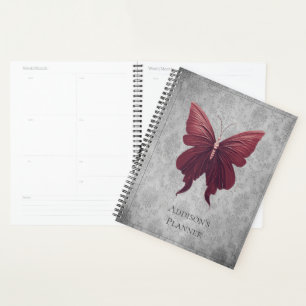Red Jewelled Butterfly Planner
