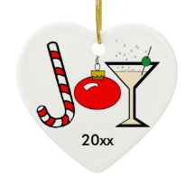 Red Joy Of Christmas Keepsake Ornament