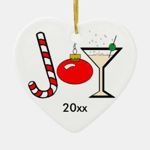 Red Joy Of Christmas Keepsake Ornament