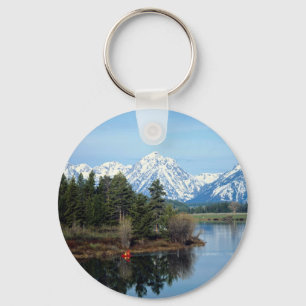 Red Kayak, Grand Teton National Park, USA Key Ring
