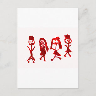Red Kaylee My Family 2013 Art1a Hoboken The MUSEUM Postcard