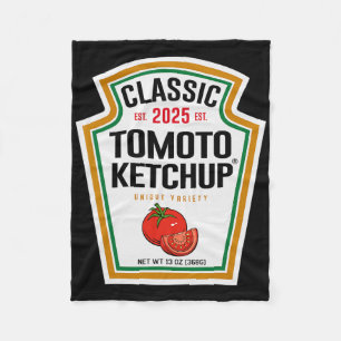 Red Ketchup Diy Halloween Costume Matching Group K Fleece Blanket