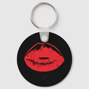 Red Kiss keyring