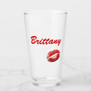 Red Kisses Glass