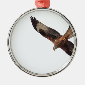 Red Kite In Sky Metal Tree Decoration