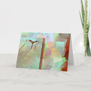 Red Kite in the Wind Greeting Card