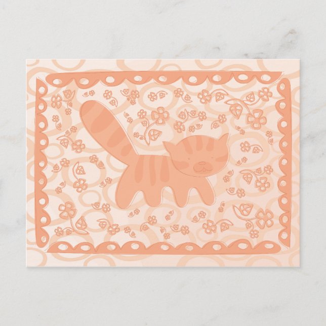 Red Kitten1 Postcard (Front)