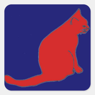 Red Kitty stickers