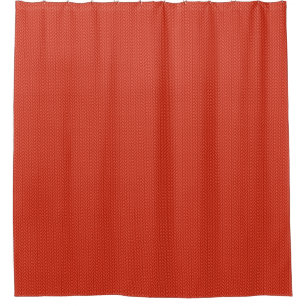Red knitting wool texture background shower curtain