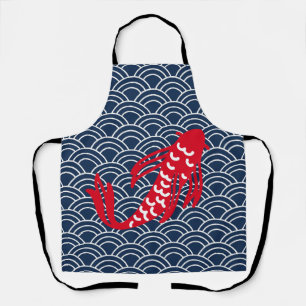 Red Koi Fish Apron