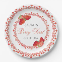 Red Lace Berry First Birthday