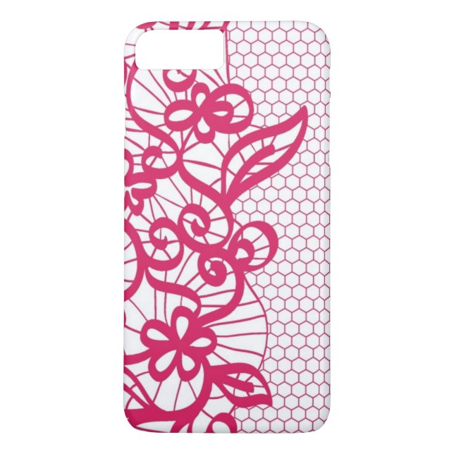 Red lace Case-Mate iPhone case (Back)
