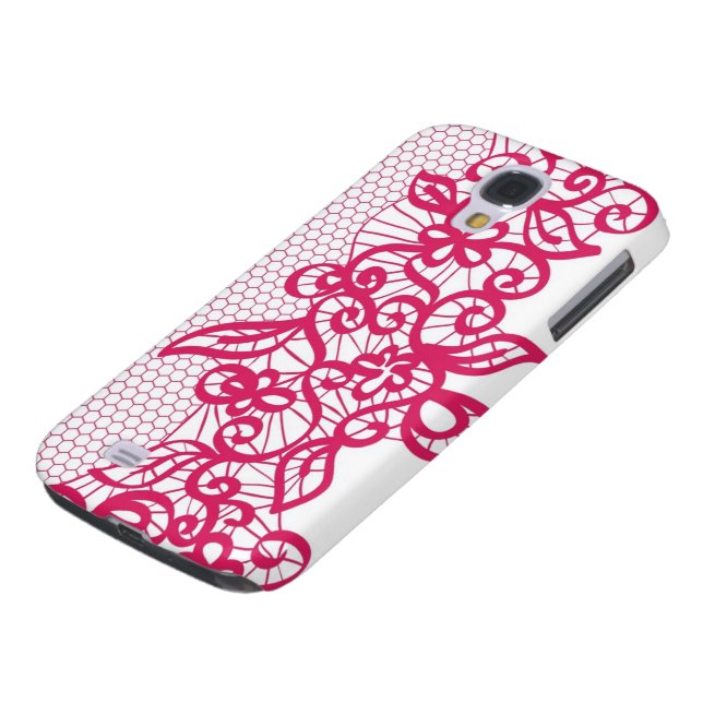 Red lace Case-Mate samsung galaxy case (Bottom)