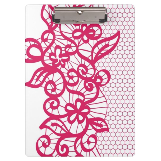 Red lace clipboard (Front)