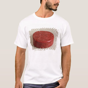 Red lacquer box decorated with peonies, 1426-27 T-Shirt