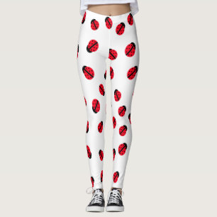 Red Lady Bug Leggings