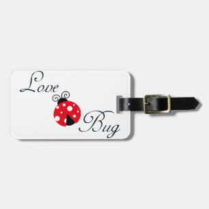 Red Ladybug Luggage Tag