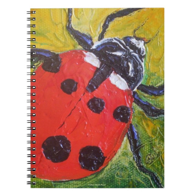 Red Ladybug Notebook (Front)