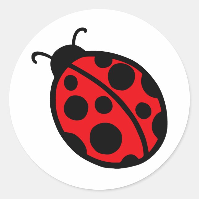 Red Ladybug Stickers (Front)