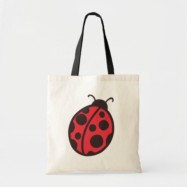 Red Ladybug Tote Bag Gift (Front)