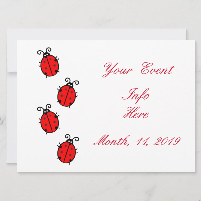 Red Ladybugs Crawling Thunder_Cove (Front)