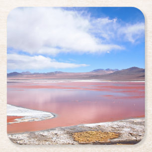 Red Lagoon, Laguna Colorada in Bolivia coaster