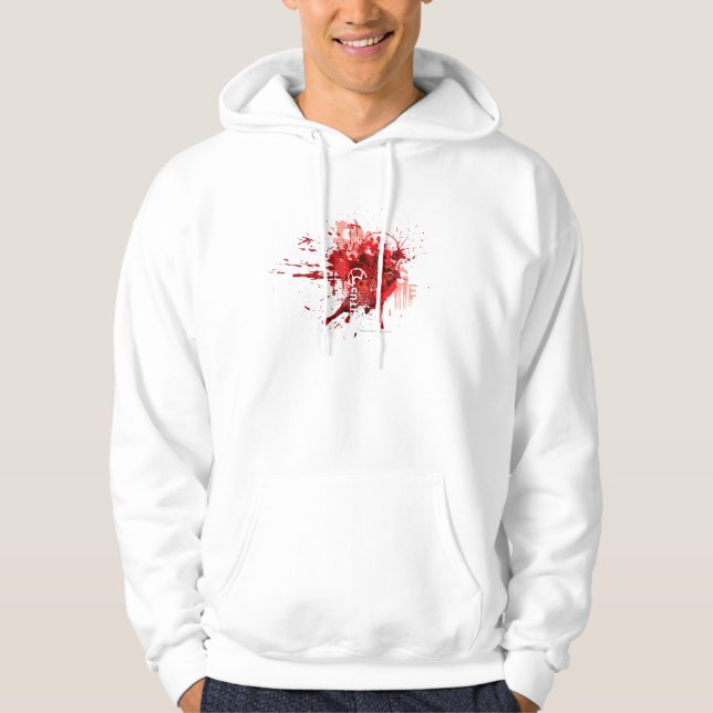 Red lantern Corps Collage Hoodie (Front)