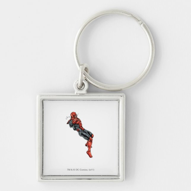 Red Lantern Corps - Rage Leaning 2 Key Ring (Front)