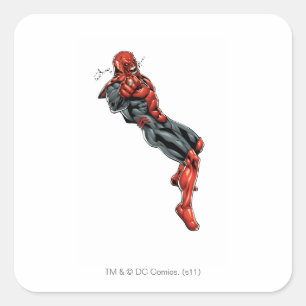 Red Lantern Corps - Rage Leaning 2 Square Sticker