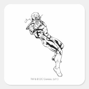 Red Lantern Corps - Rage Leaning 3 Square Sticker