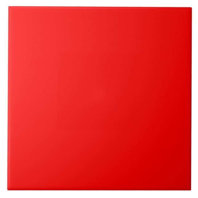 Red Large Ceramic Tile (Front)