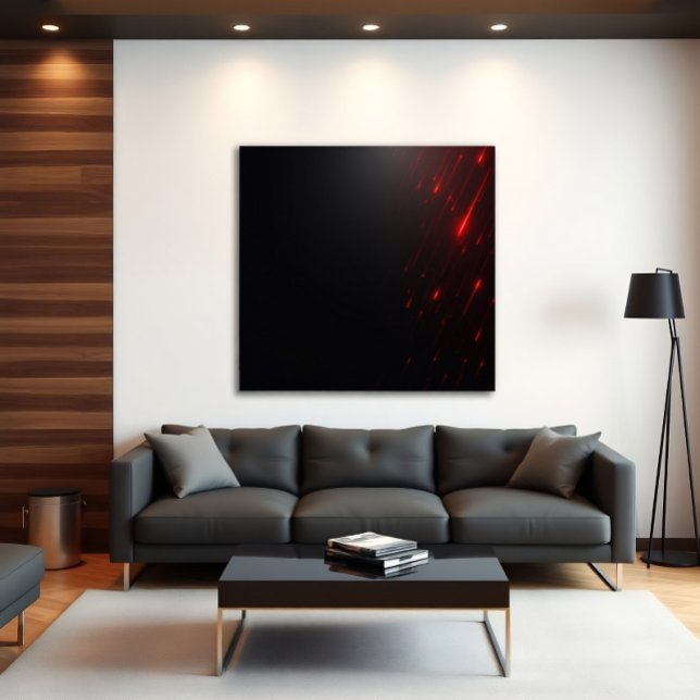 Red Laser Rain Poster (Creator Uploaded)