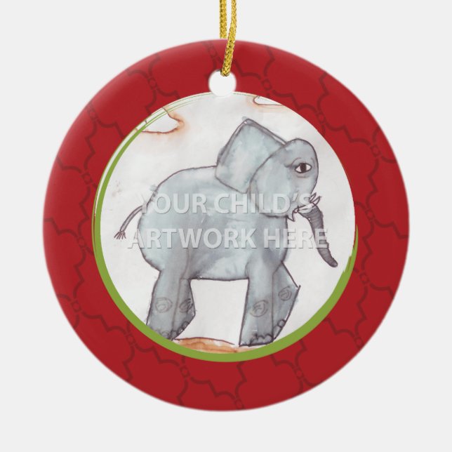 Red Lattice Ornament  $21.95 (Front)