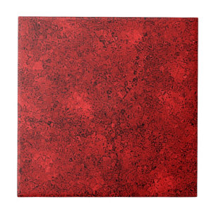 Red Lava Rock Texture Ceramic Tile