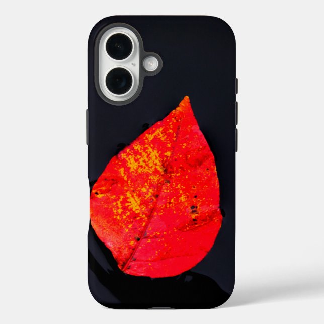 Red leaf iphone cover (Back)