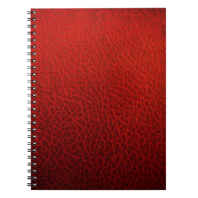 Red leather  notebook (Front)