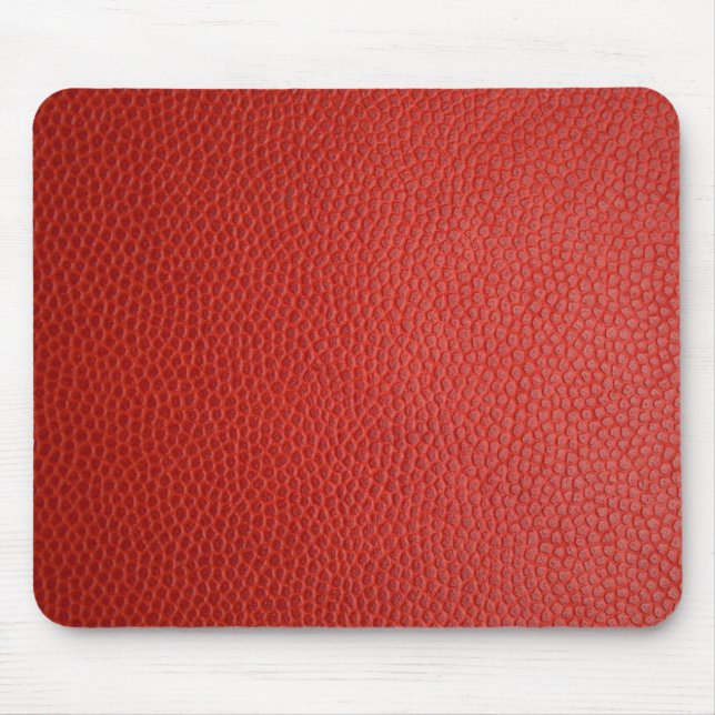 Red Leather Texture Mouse Pad (Front)