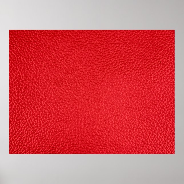Red leather texture poster (Front)