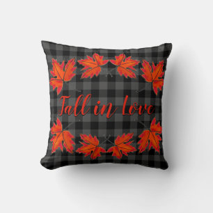 Red leaves, Maple leaves, Autumn colours Cushion