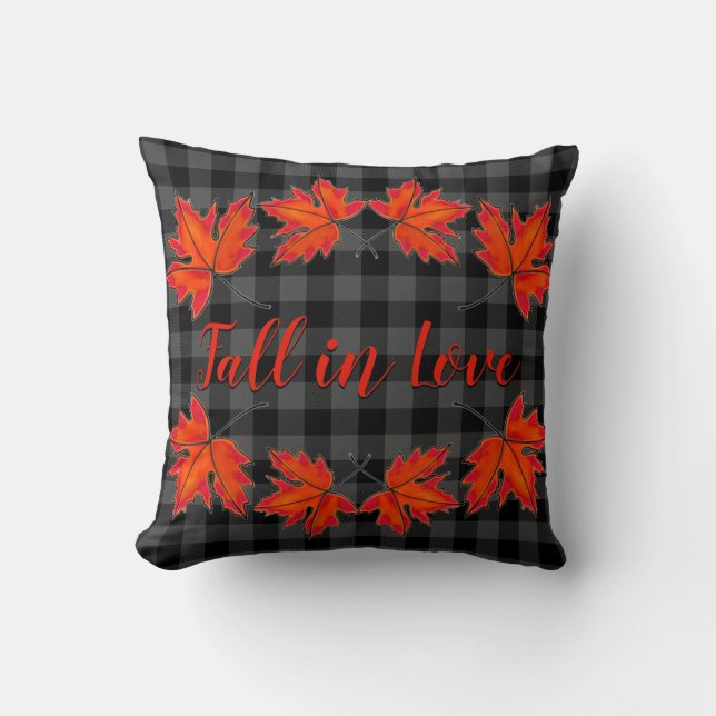 Red leaves, Maple leaves, Autumn colours Cushion (Front)