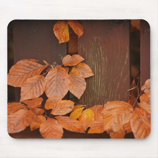 Red Leaves Mousepad (Front)