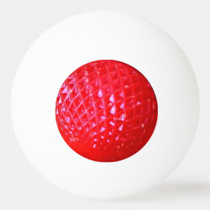 Red LED Christmas Light Bulb Ping Pong Ball