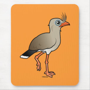 Red-legged Seriema Mouse Pad