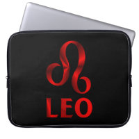 Red Leo Horoscope Symbol