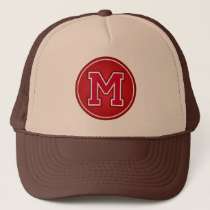 Red Letter "M" Trucker Hat