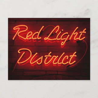 Red Light District Postcard