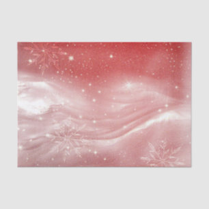 Red Light Snow Landscape Ski Mountains Tissue Paper